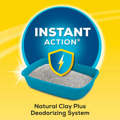 Purina  Instant Action Clumping Cat Litter, Floral Scent, 20 Lb Jug